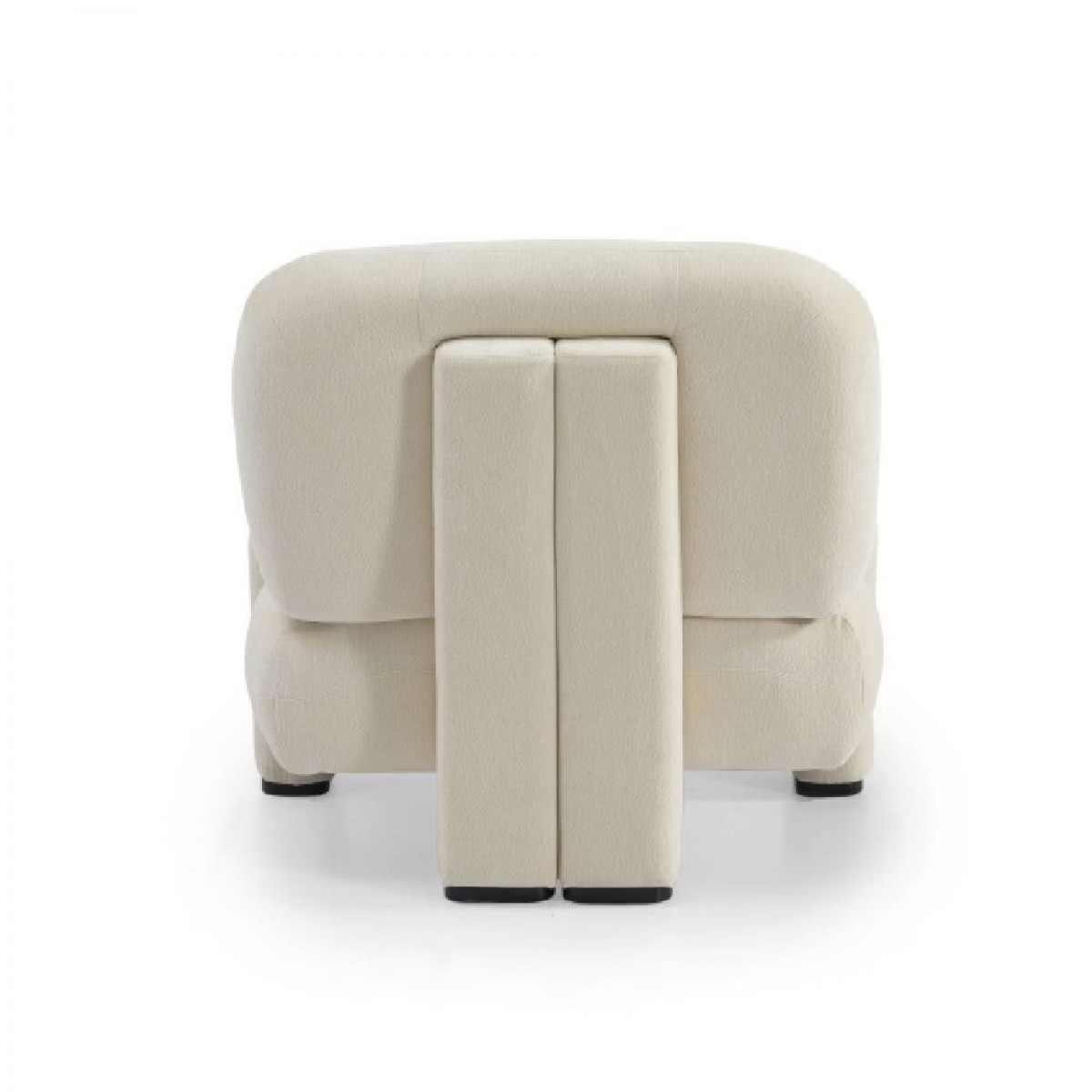 Fauteuil Restaurant Cafe Bar Et Horeca - Arya Chenille Gebloten Wit